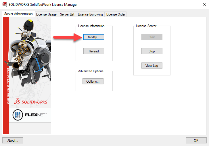 Modifying Server Administration