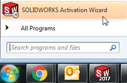 SOLIDWORKS Activation Wizard