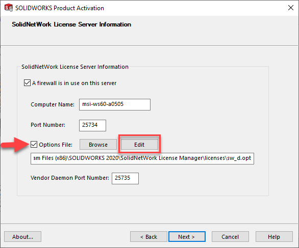 Solidworks Product Activation