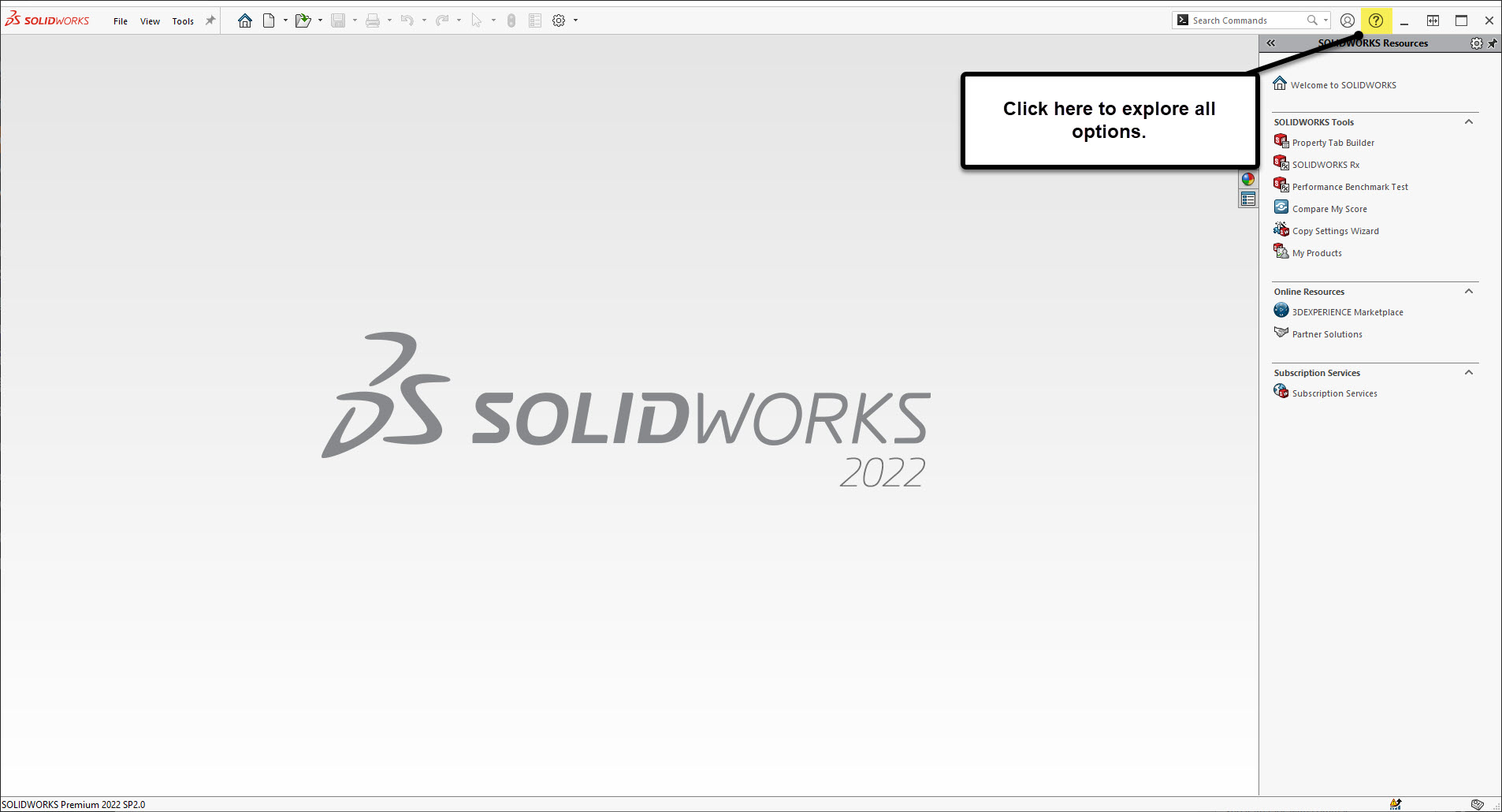 Explore SOLIDWORKS 2022