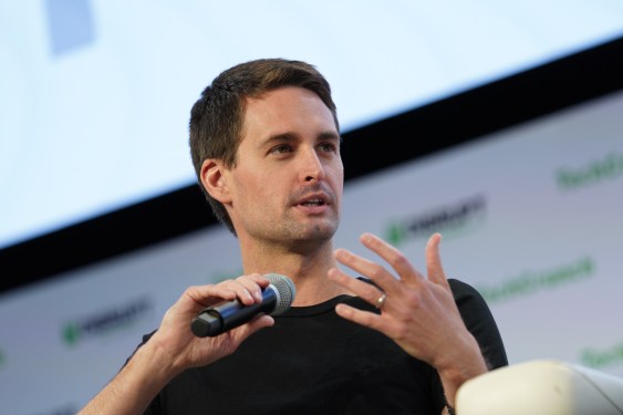 Evan Spiegel at TC Disrupt