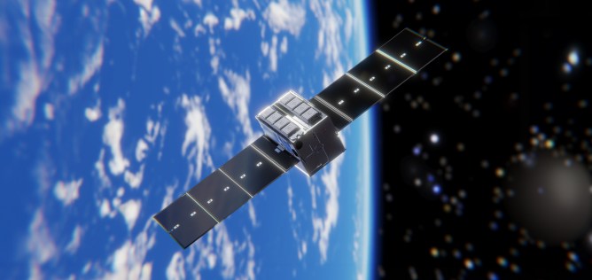satellite orbiting Earth