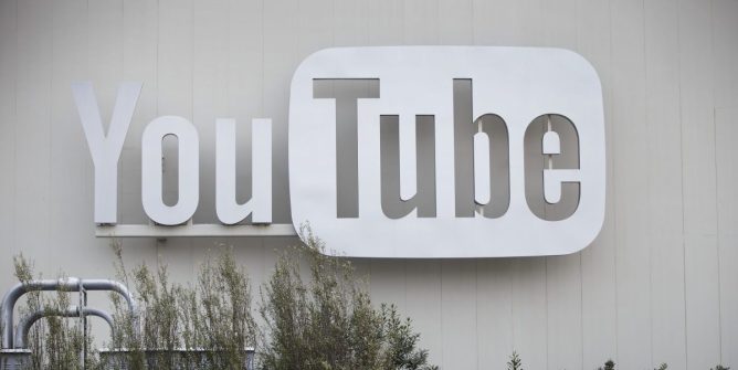 YouTube signage