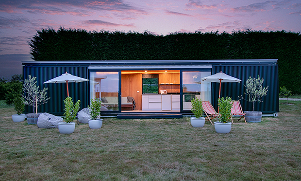 Life Box; a home created from a shipping container to support women going through breast cancer treatment