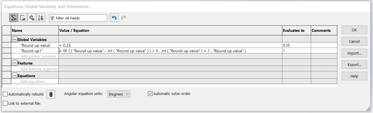 rounding up a number