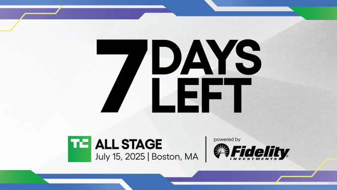 TechCrunch All Stage 7 days left