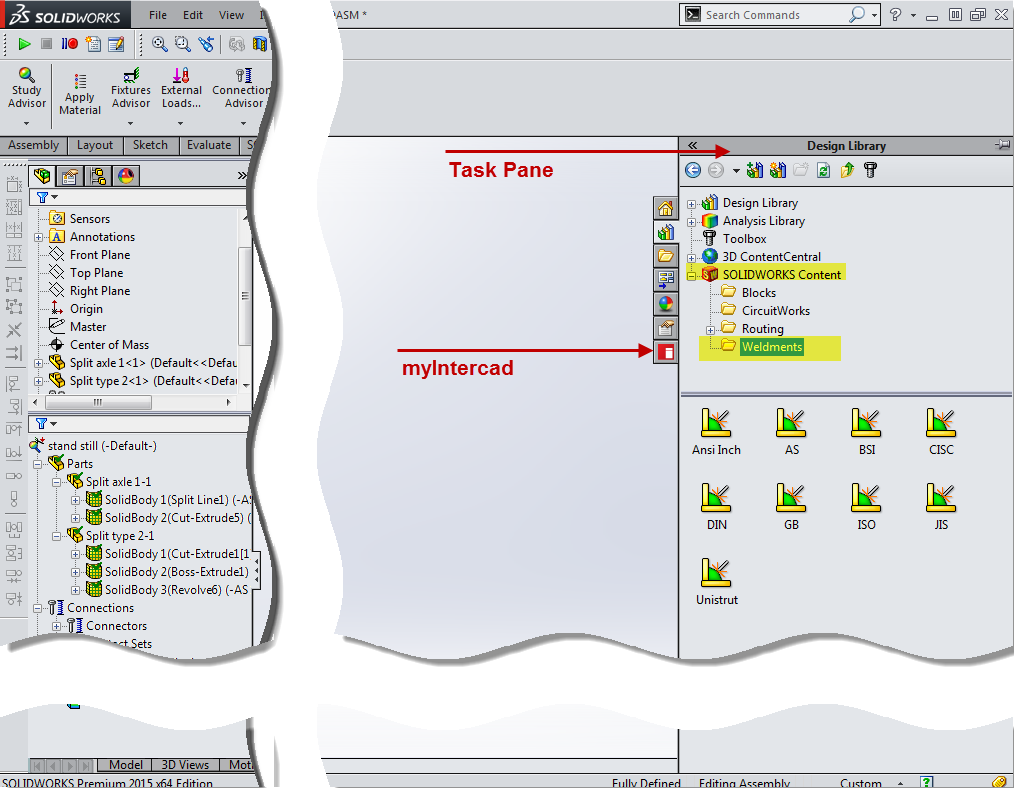 Downloaded solidworks weldment profiles