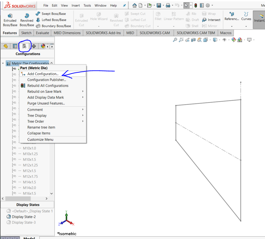 Adding a Configuration