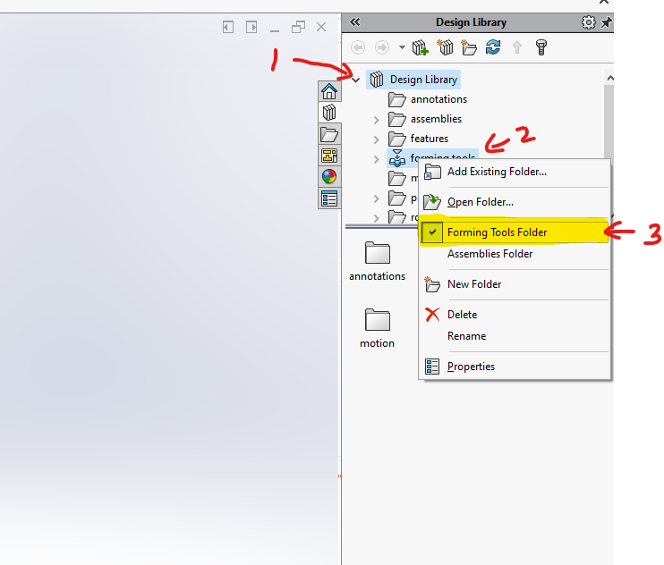 Forming Tools Folder