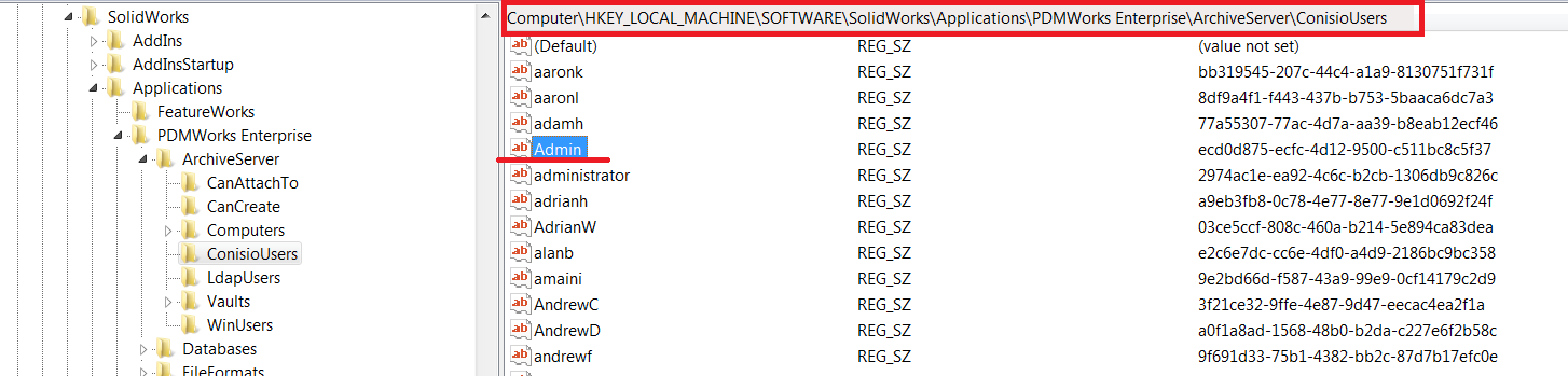 Deleting Admin key