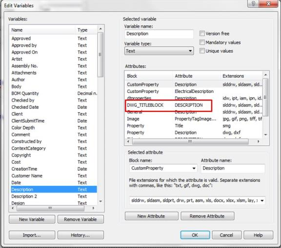 How to control dwg files’ attributes in epdm