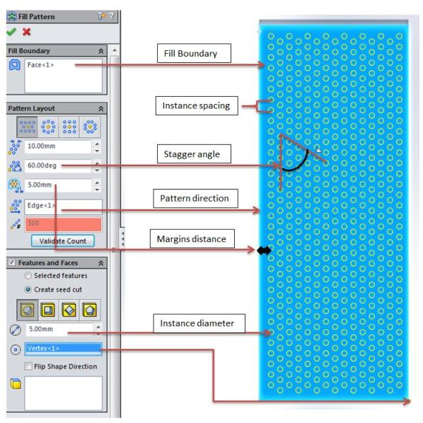 fill pattern property manager