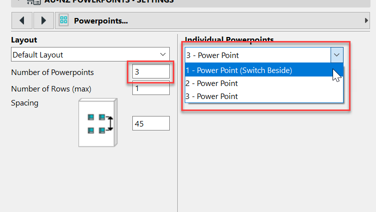 Choosing powerpoint layout