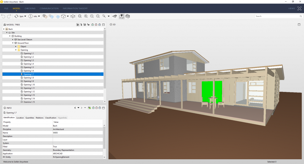 Archicad model